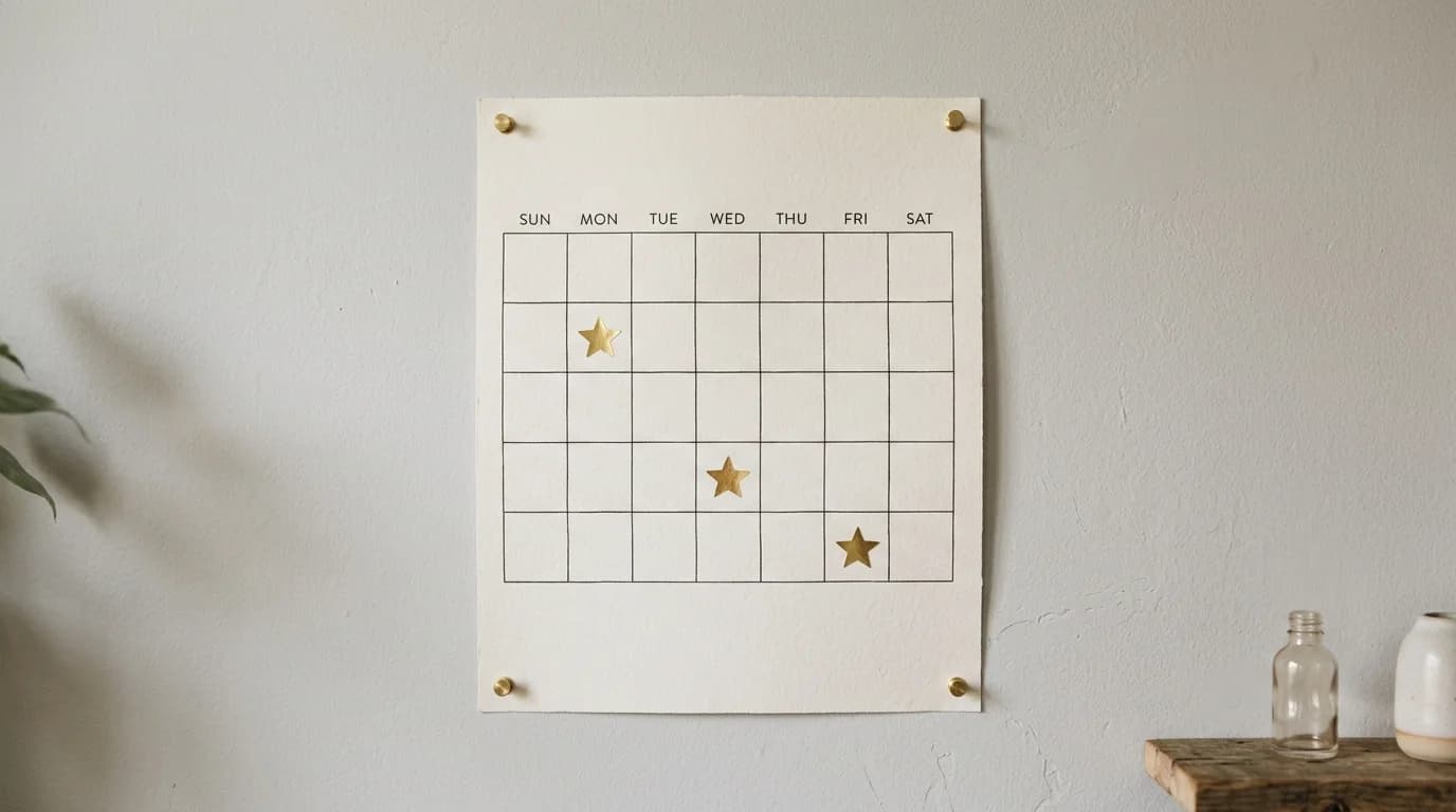 Calendrier avec rappels réguliers pour demander des avis Google