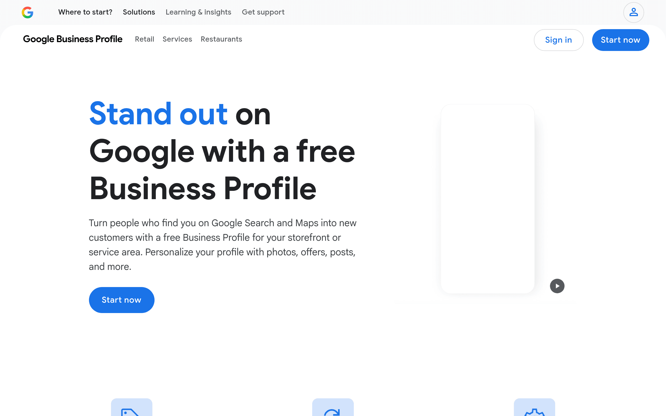 Tableau de bord Google Business Profile pour gérer et optimiser votre fiche