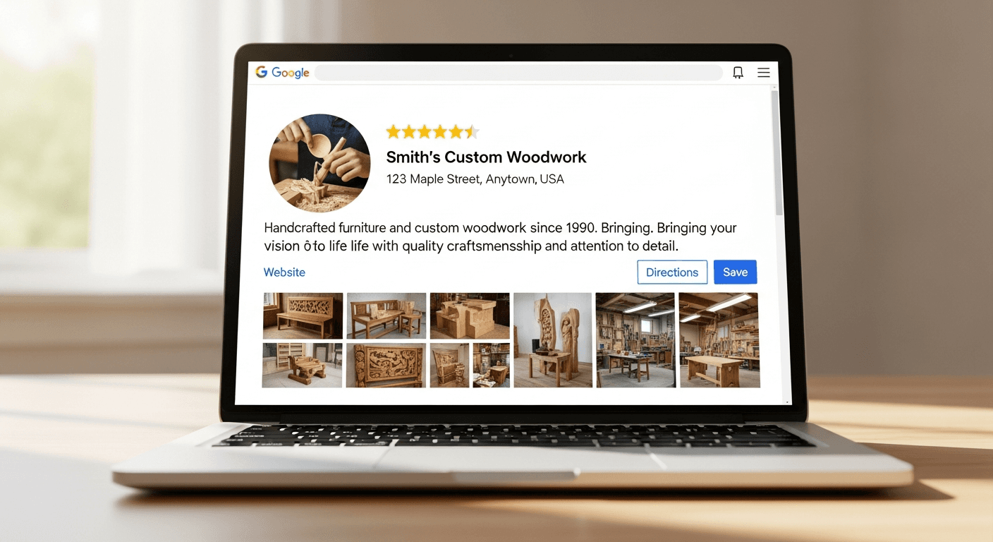 Fiche Google Business Profile complète pour un artisan toulousain