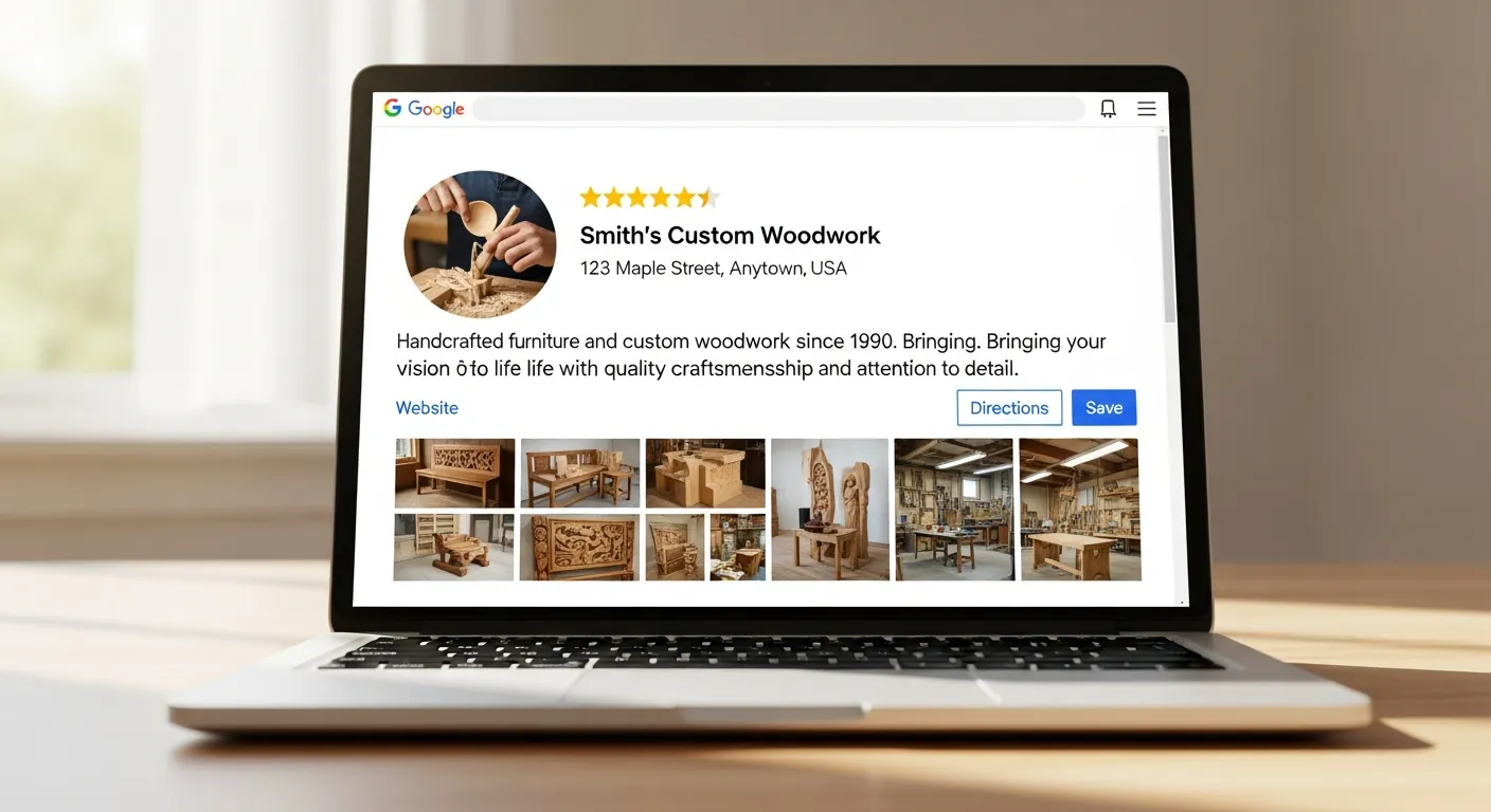 Fiche Google Business Profile complète pour un artisan toulousain
